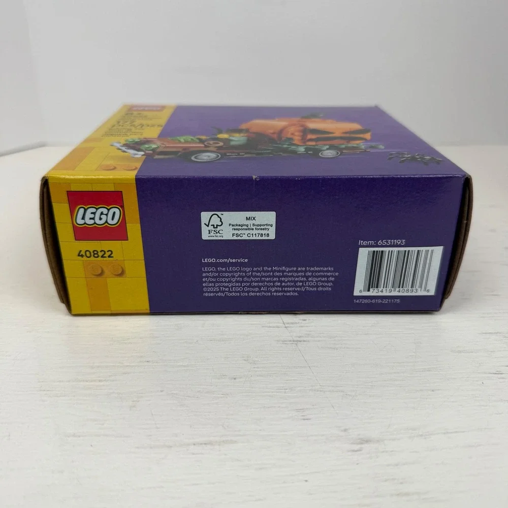 LEGO 40822 Jack-O-Lantern Pickup Truck Halloween Building Set 177 Pcs New Sealed